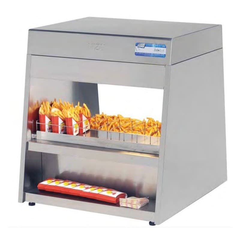 Vitrine chaude pour frites à poser VIZU