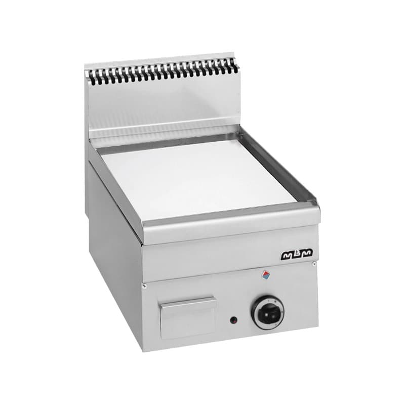 Plaque à snacker lisse gaz chromé MBM