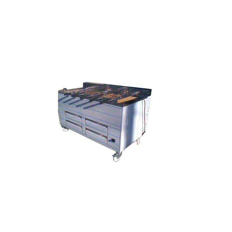 Barbecue portugais 5 grilles rotatives