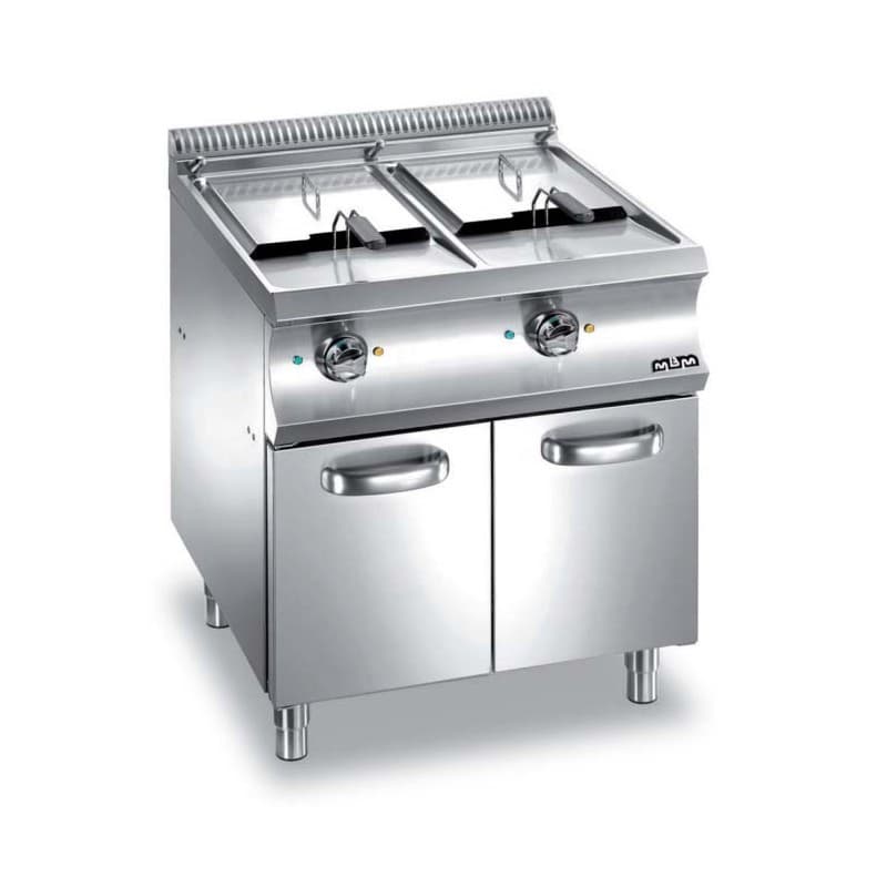 Friteuse électrique sur coffre 2x12 L MBM