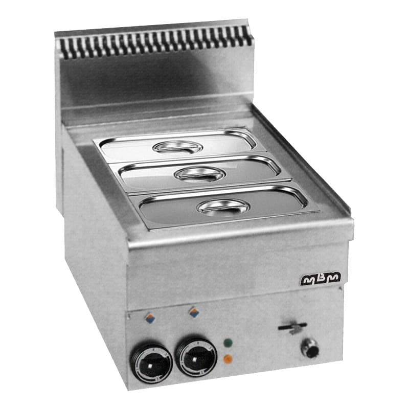 Bain marie électrique à poser GN1/2 + GN1/3 MBM