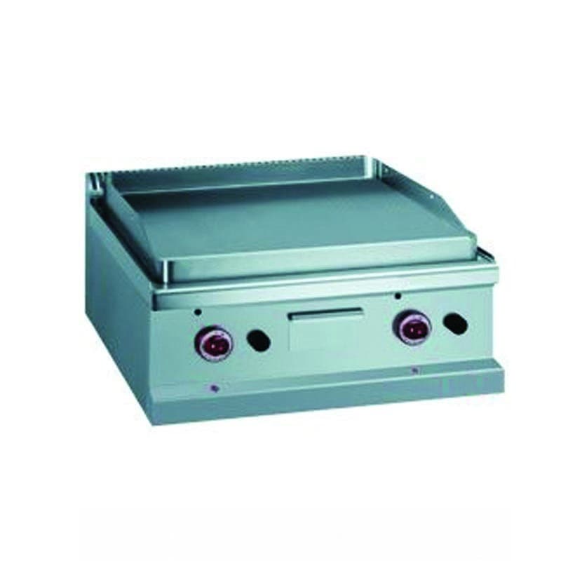 Plaque à snacker double lisse gaz RM GASTRO