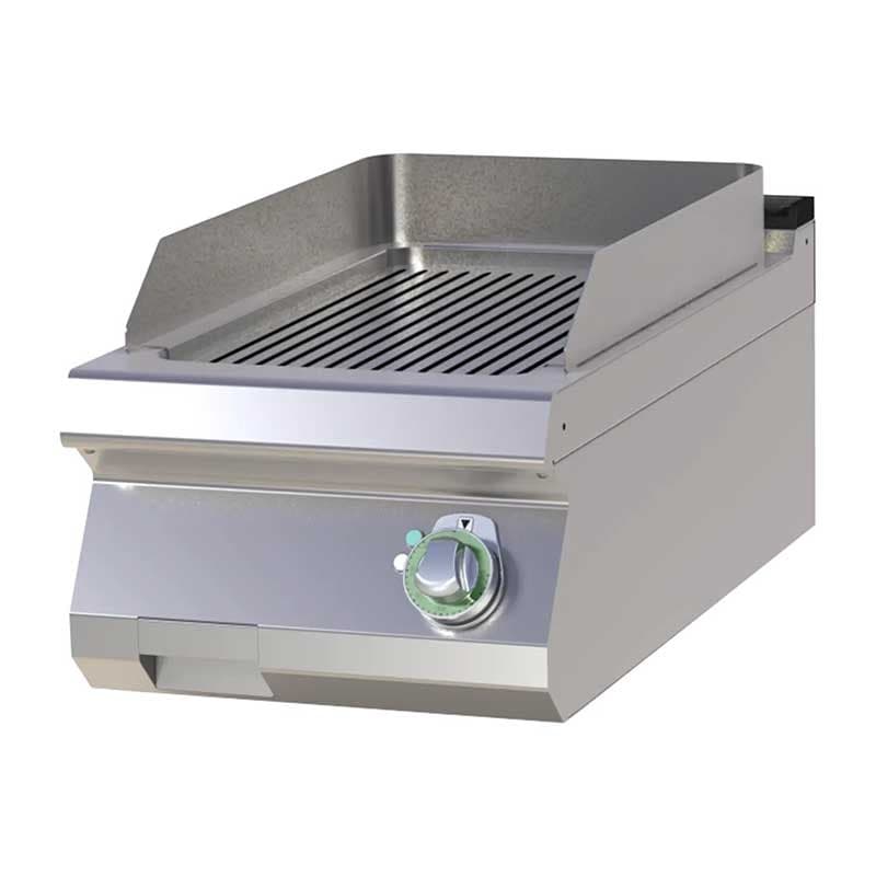 Plaque à snacker rainurée électrique RM GASTRO