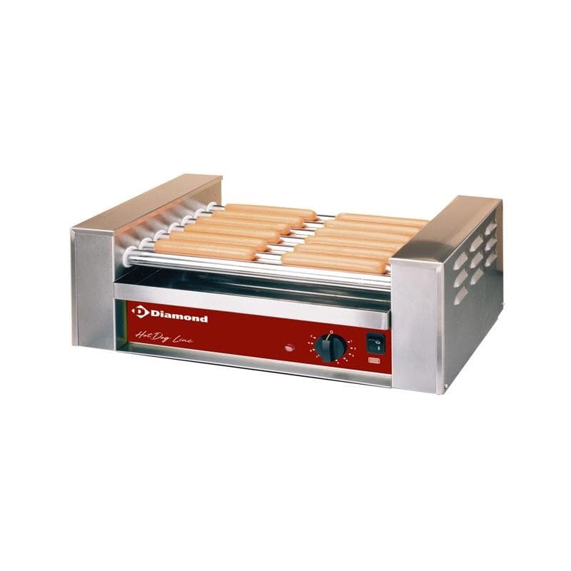 Grill saucisses électrique 7 rouleaux DIAMOND