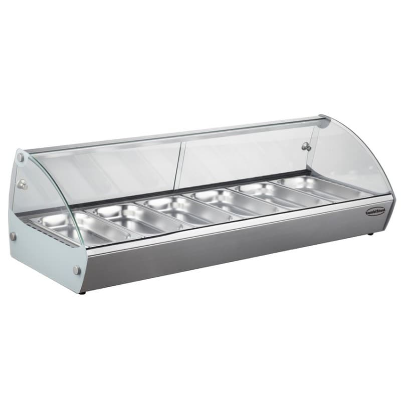 Vitrine chauffante 6 bacs GN 1/3 COMBISTEEL