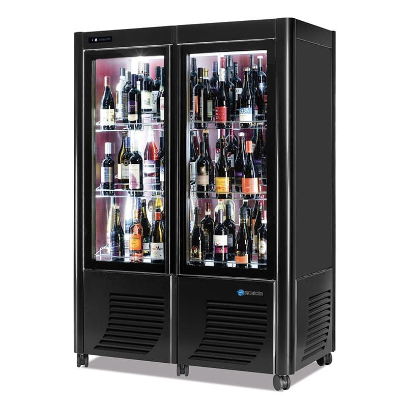 vitrine caviste 2 portes SCAIOLA
