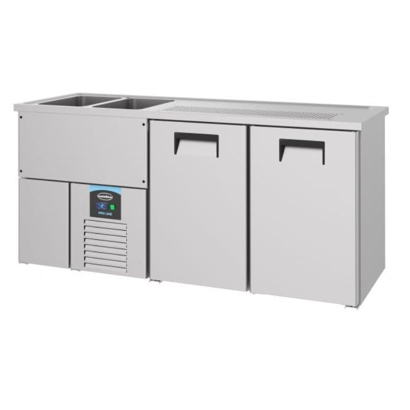 REFROIDISSEUR DE BIÈRE 2 PORTES 2L COMBISTEEL