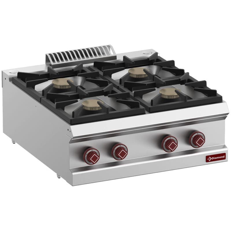Cuisinière à gaz 4 feux vifs DIAMOND