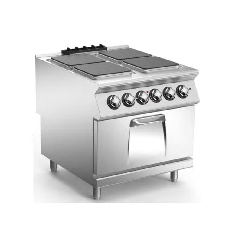 CUISINIERE ELECTRIQUE 4 PLAQUES AVEC FOUR Mareno