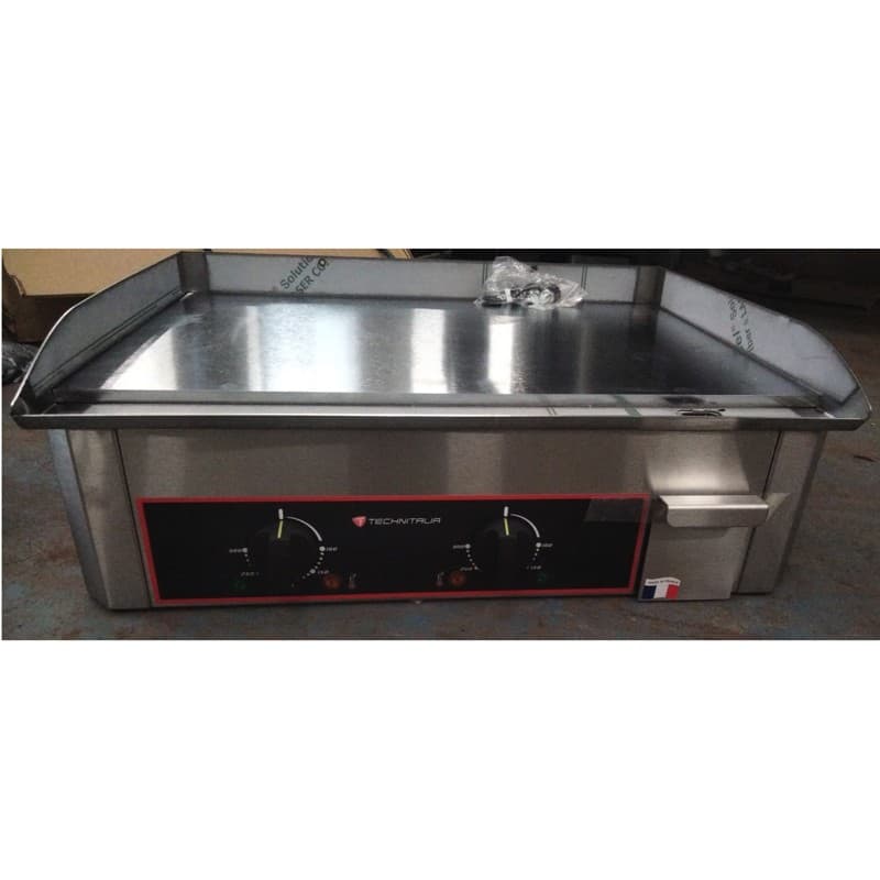 Plaque à snacker électrique en acier chromé Codimatel