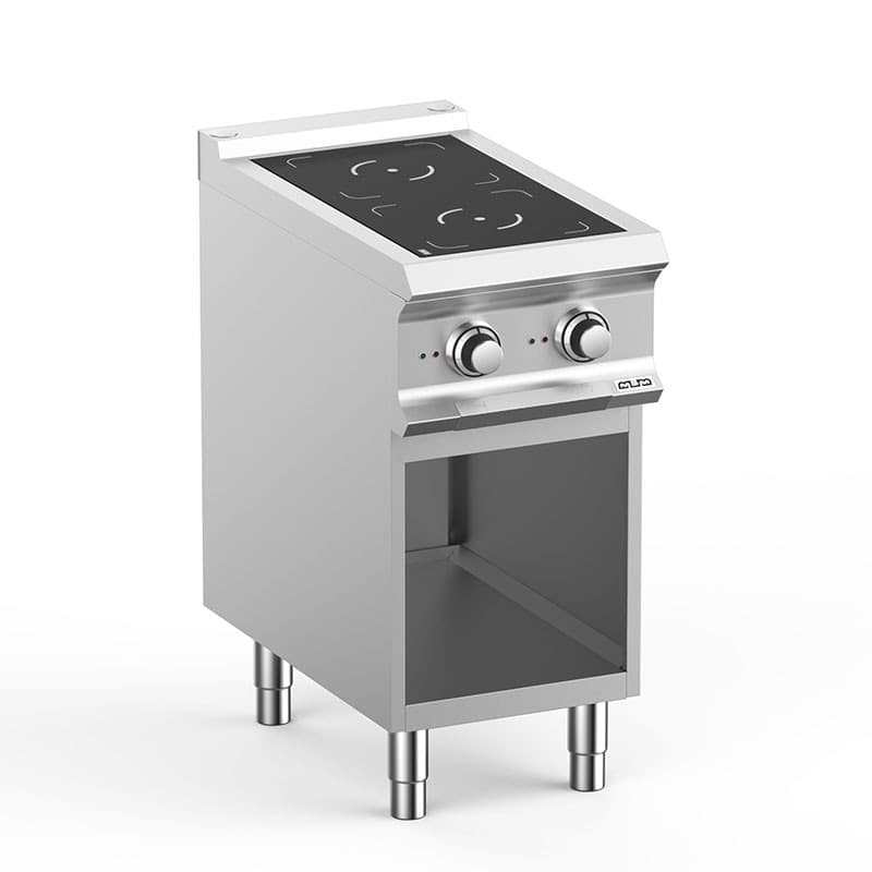 Fourneau Électrique 2 Inducteurs sur Baie Libre MBM