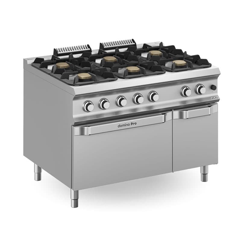 Fourneau 6 zones avec four électrique S MBM