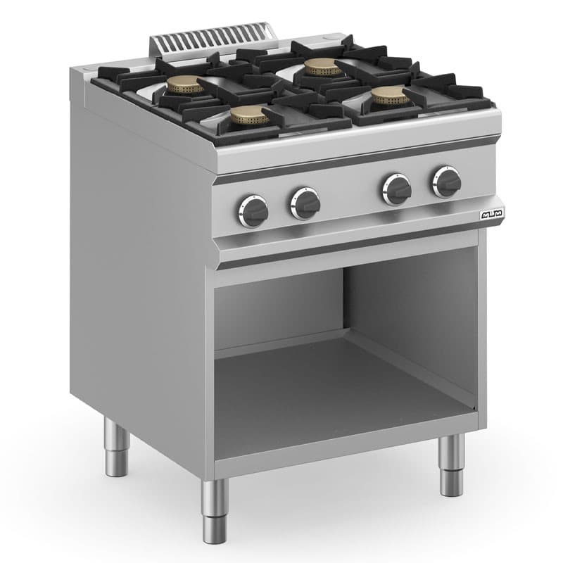 Fourneau a gaz 4 x 5,5 kW feux magristra plus 700 MBM