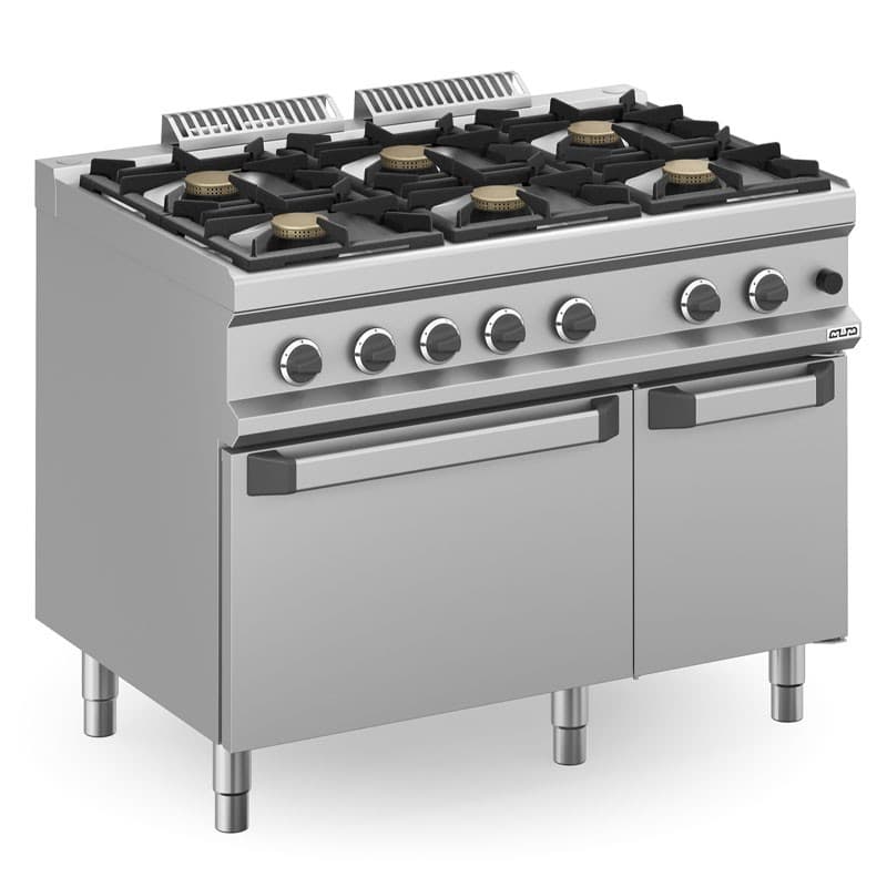Fourneau a gaz 6 x 5,5kw feux sur four gaz MBM