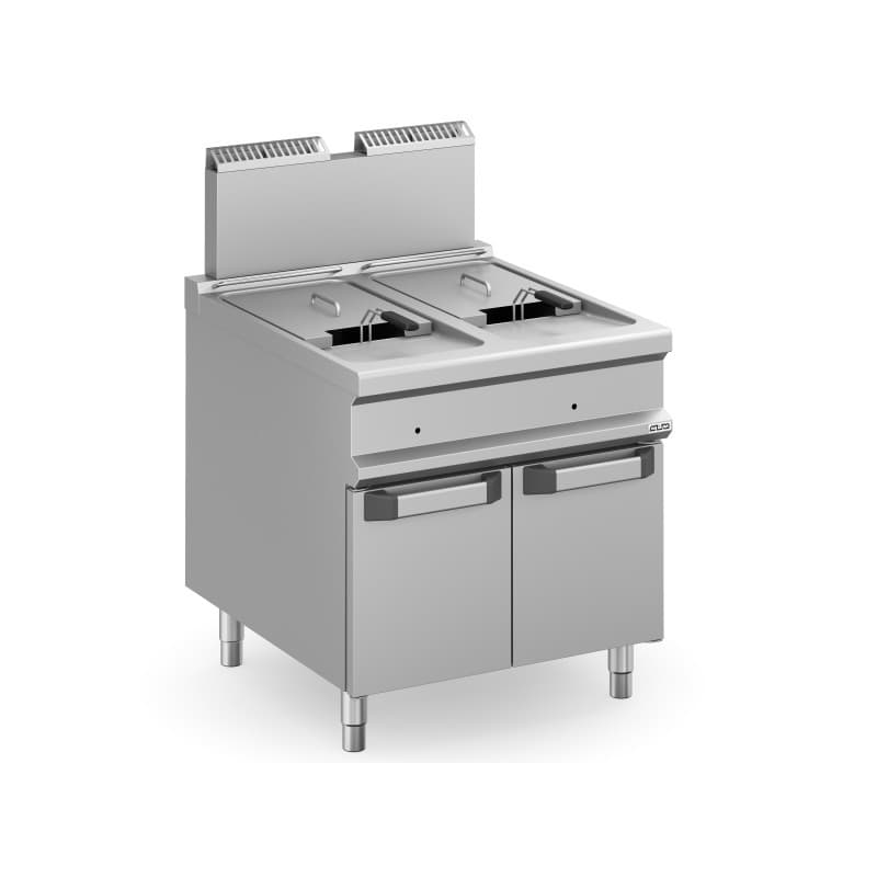 Friteuse 2 PANIERS, GAZ SUR COFFRE MBM