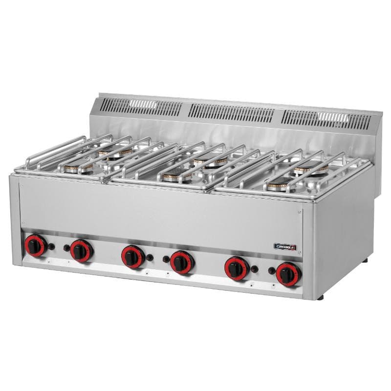 Fourneau gaz à poser 6 feux P 99 CASSELIN