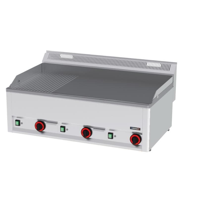 Plaque à snacker Fonte Rainurée Lisse 99 CASSELIN