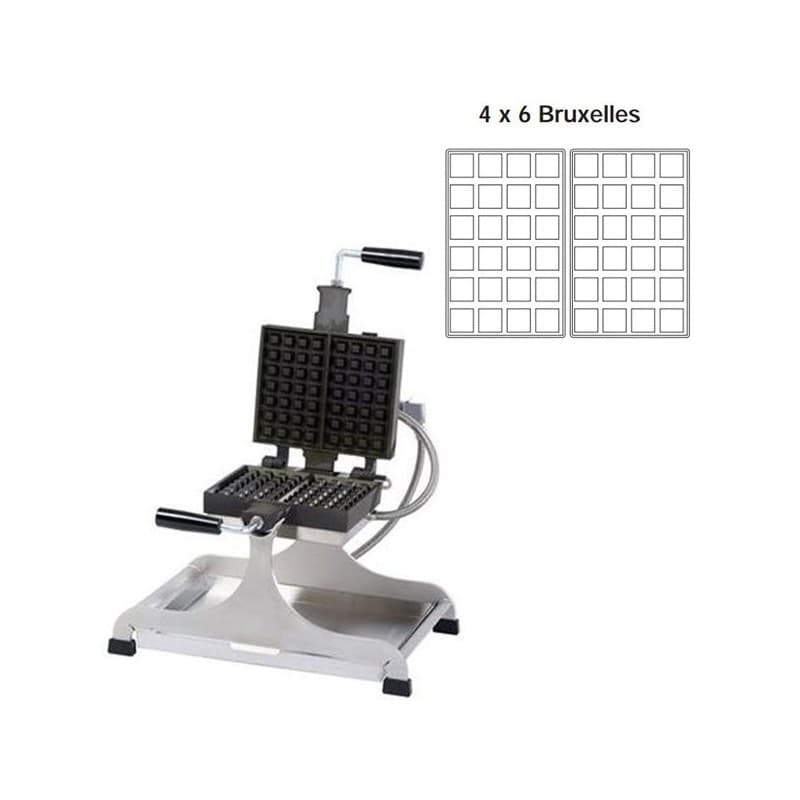 Gaufrier tournant Bruxelles 4x6 KRAMPOUZ KRAMPOUZ
