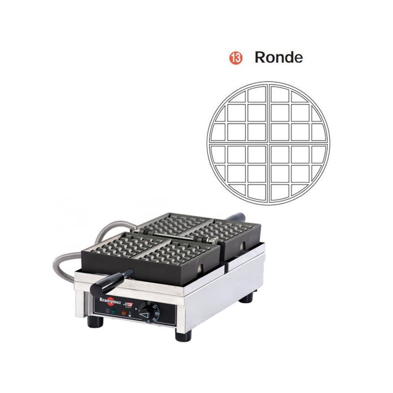 Gaufrier- Ronde AA KRAMPOUZ