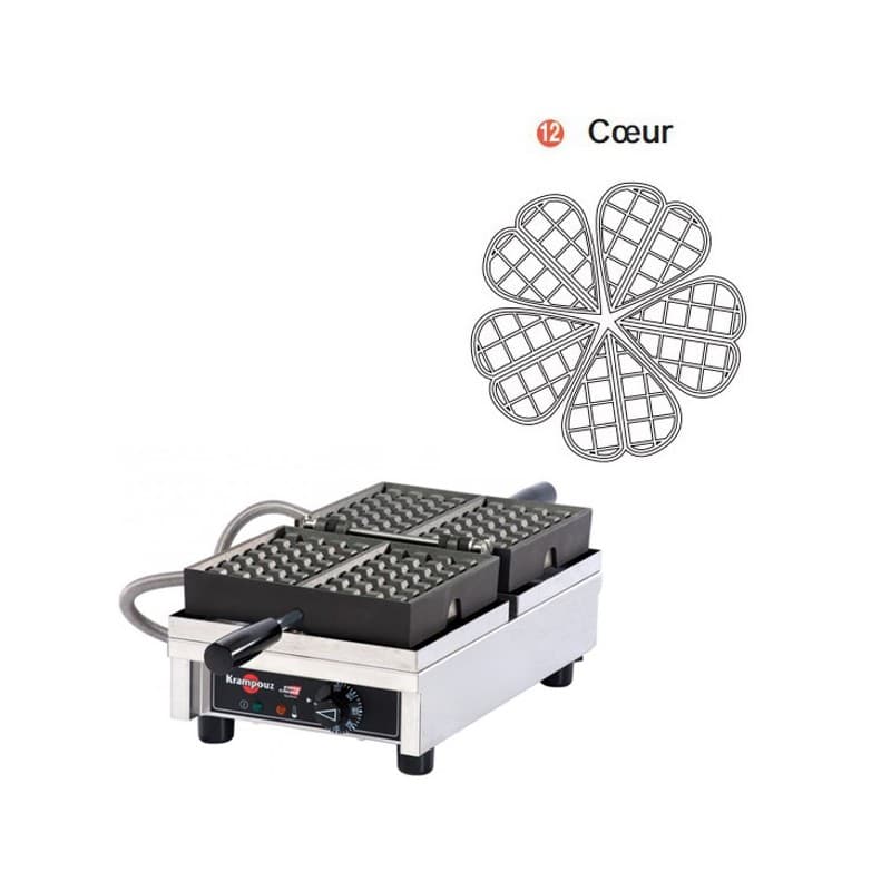 Gaufrier- Coeur AA KRAMPOUZ