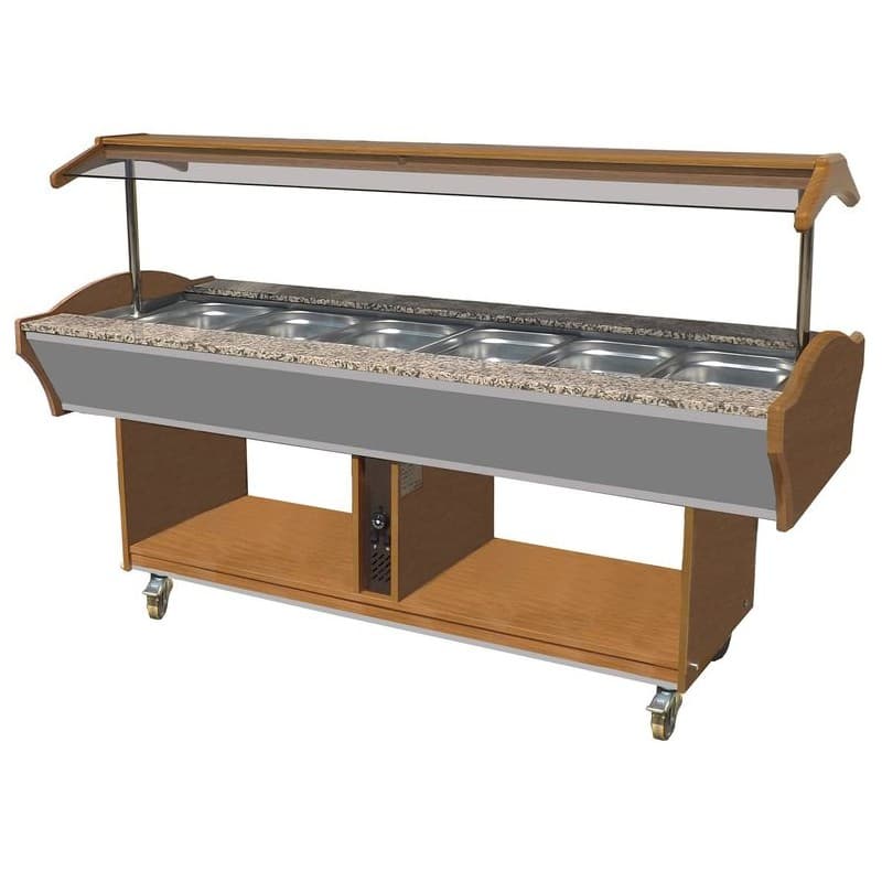 BUFFET CHAUD GN 6/1 COMBISTEEL