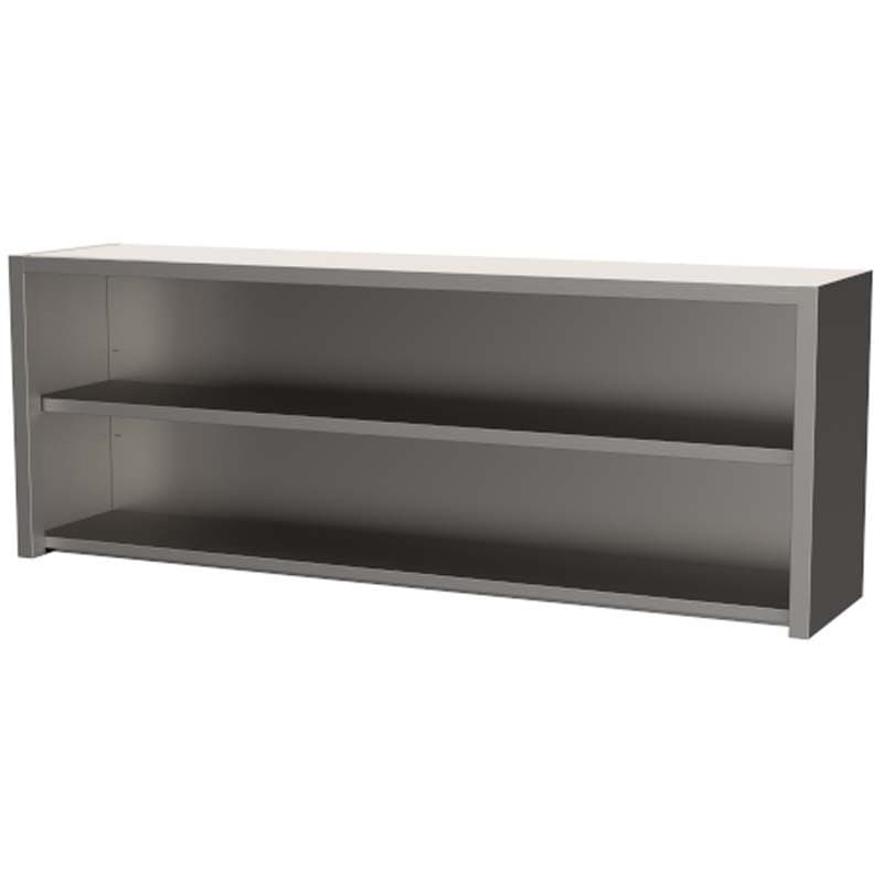 Placard Inox Mural Ouvert Largeur 1600 mm ILSA