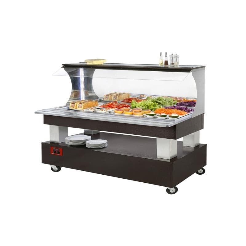 Buffet-Salade bar mural refrigere 4xGN1 DIAMOND