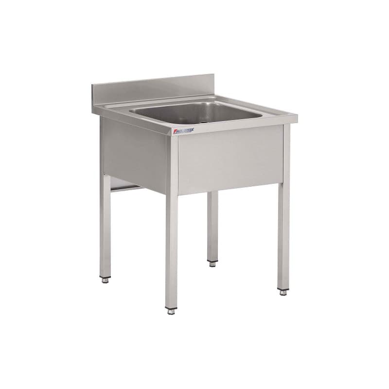 Plonge sans Égouttoir Largeur 800mm - 1 bac