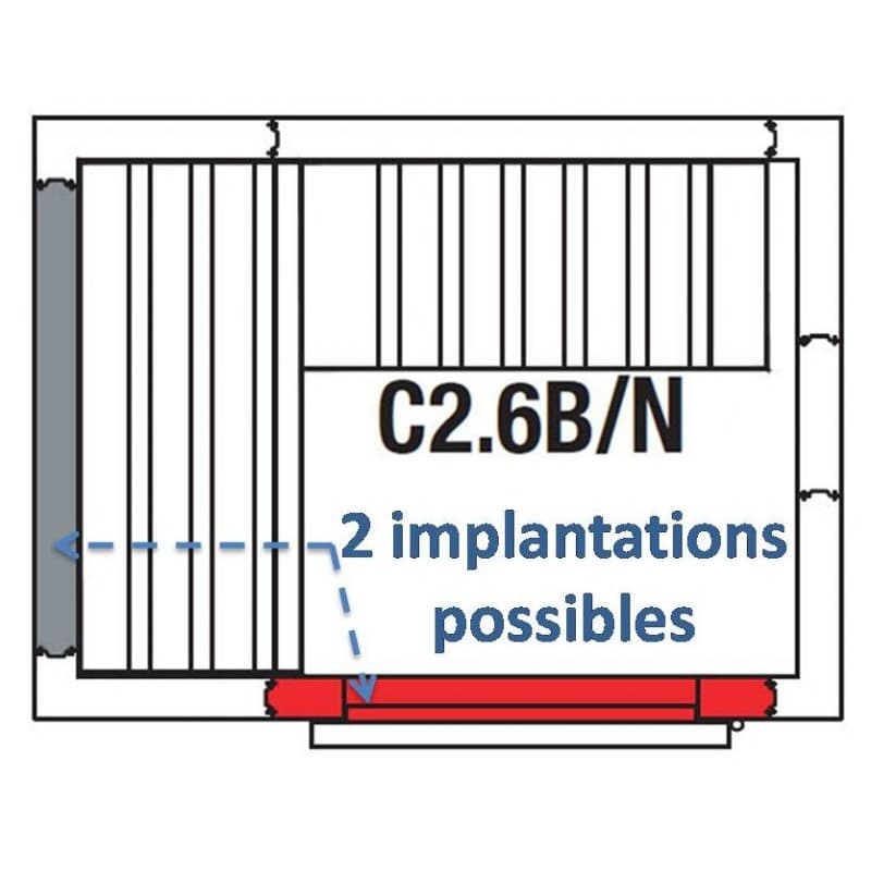 Chambre froide (C2.6B/N)