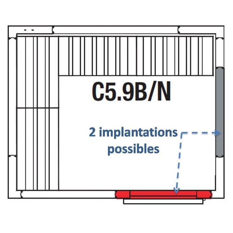 Chambre froide (C5.9B/N)