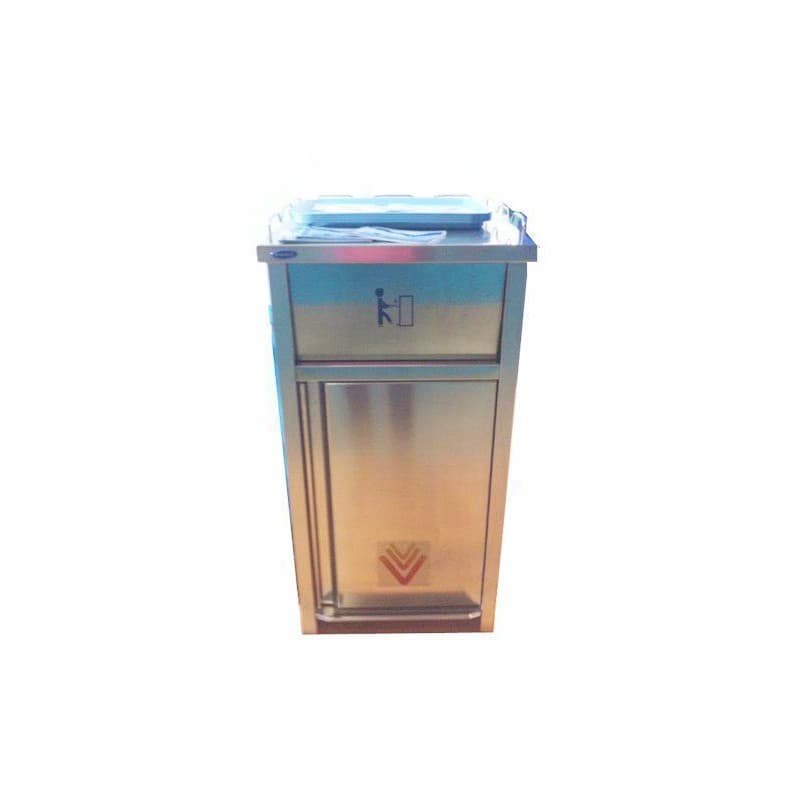 Poubelle inox