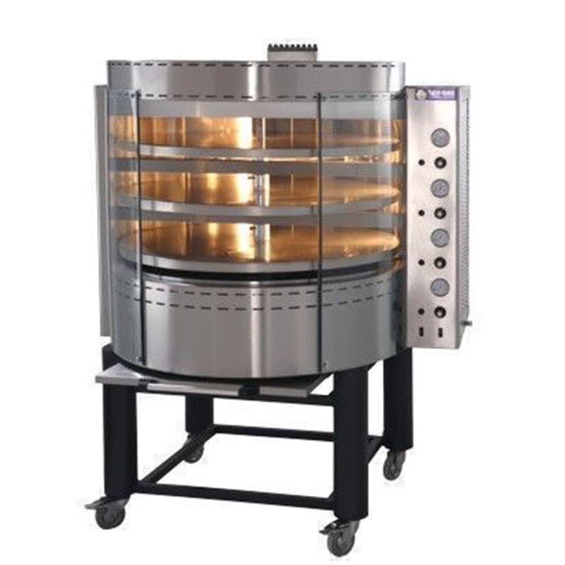 Four rotatif à gaz 21 pizzas Ø 300 mm SER GAS