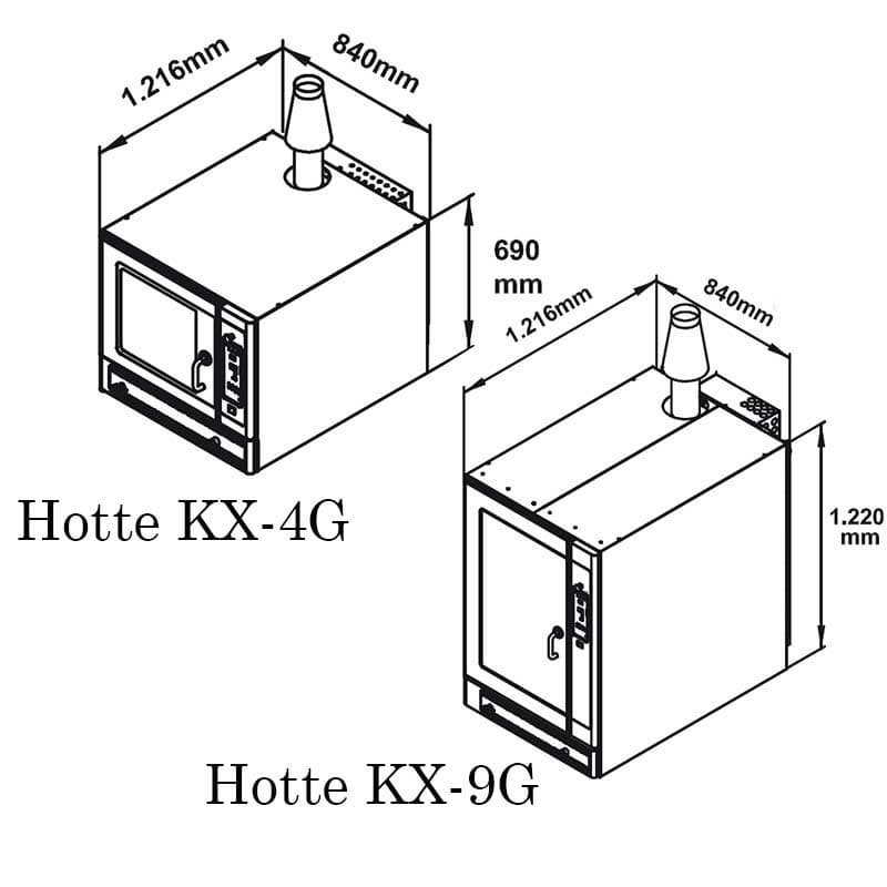 Hotte GAZ KXC/00 SALVA