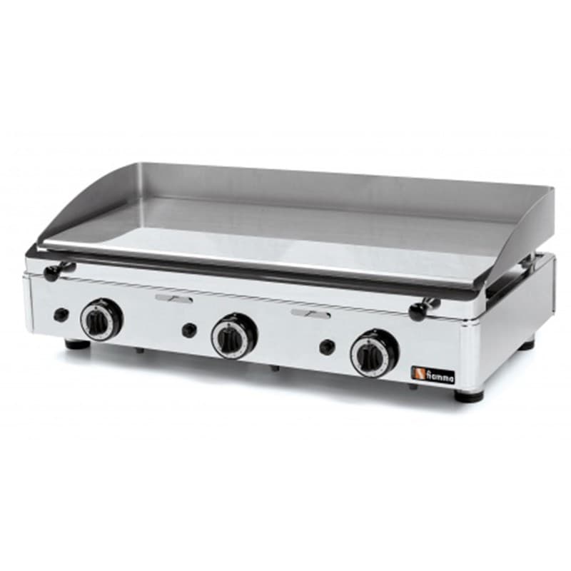 Plaque à snacker lisse gaz ELECTROBROCHE ROLLER GRILL