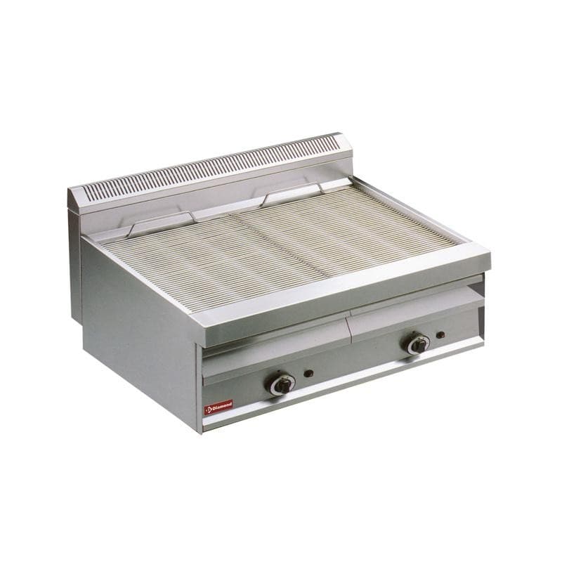 Grill vapeur à gaz pour poisson 800x700 DIAMOND