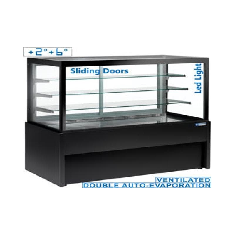 vitrine panoramique ventilé 4 niveaux 1500 mm DIAMOND