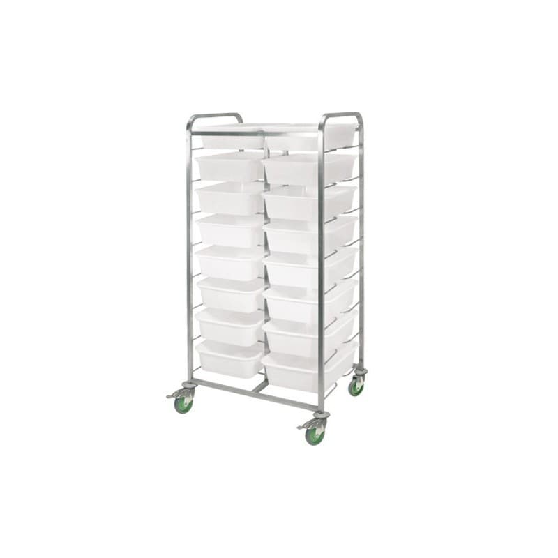 Échelle 16 bacs à diviseuse double DIANE