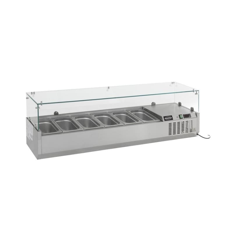 Kit réfrigéré vitré 6x GN 1/4 COMBISTEEL