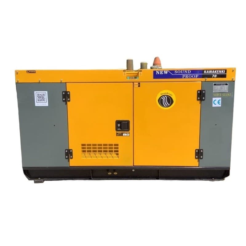 Groupe électrogène diesel silencieux 70 KVA Kawakenki