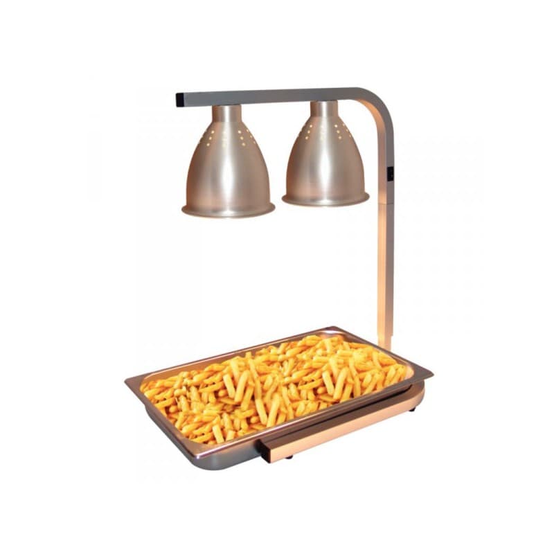 Réserve à frite chauffante infrarouge