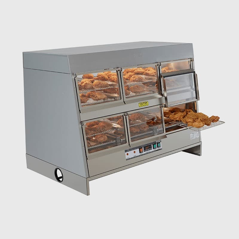 Vitrine chaude transversante 12 portes VIZU VIZU