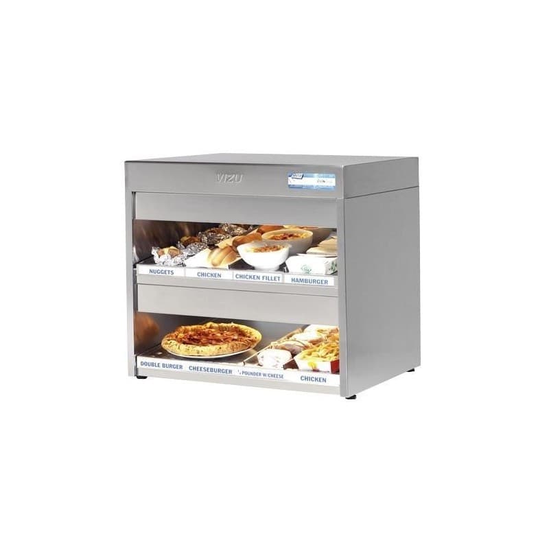 Vitrine chauffante 2 niveaux VIZU VIZU