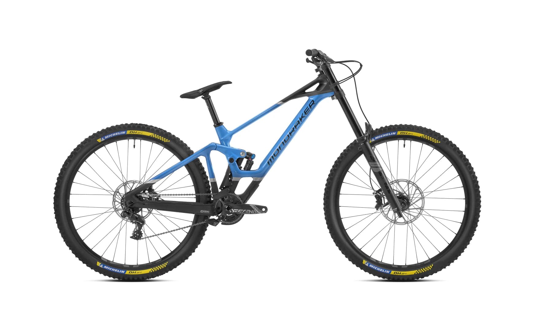 Mondraker Summum Carbon R MX Glanzend Marlinblauw / Mat Carbon / Zilver