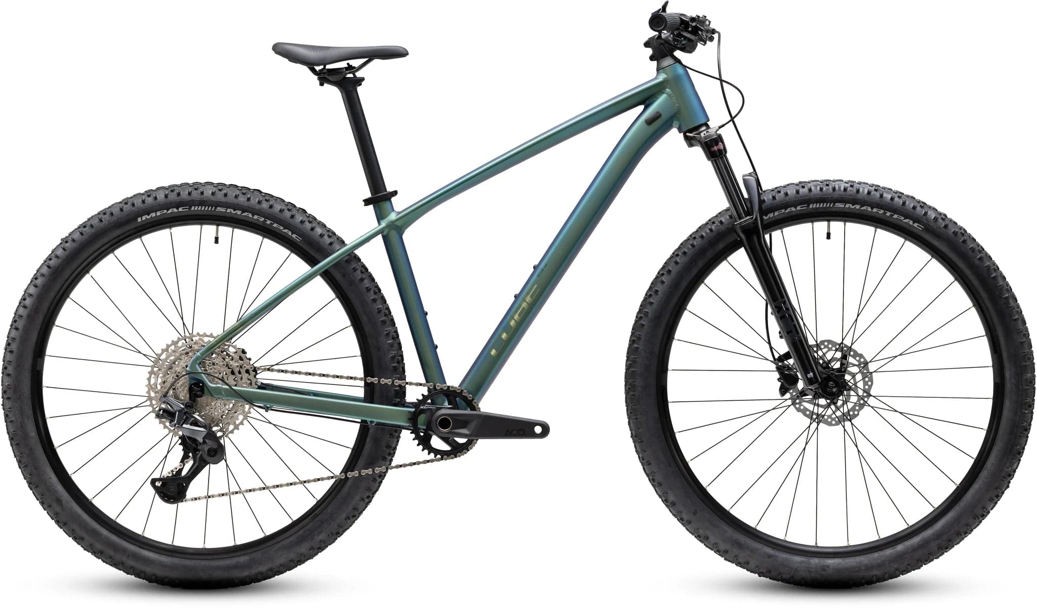 Cube Aim SLX shift groen en chroom 2027 - S