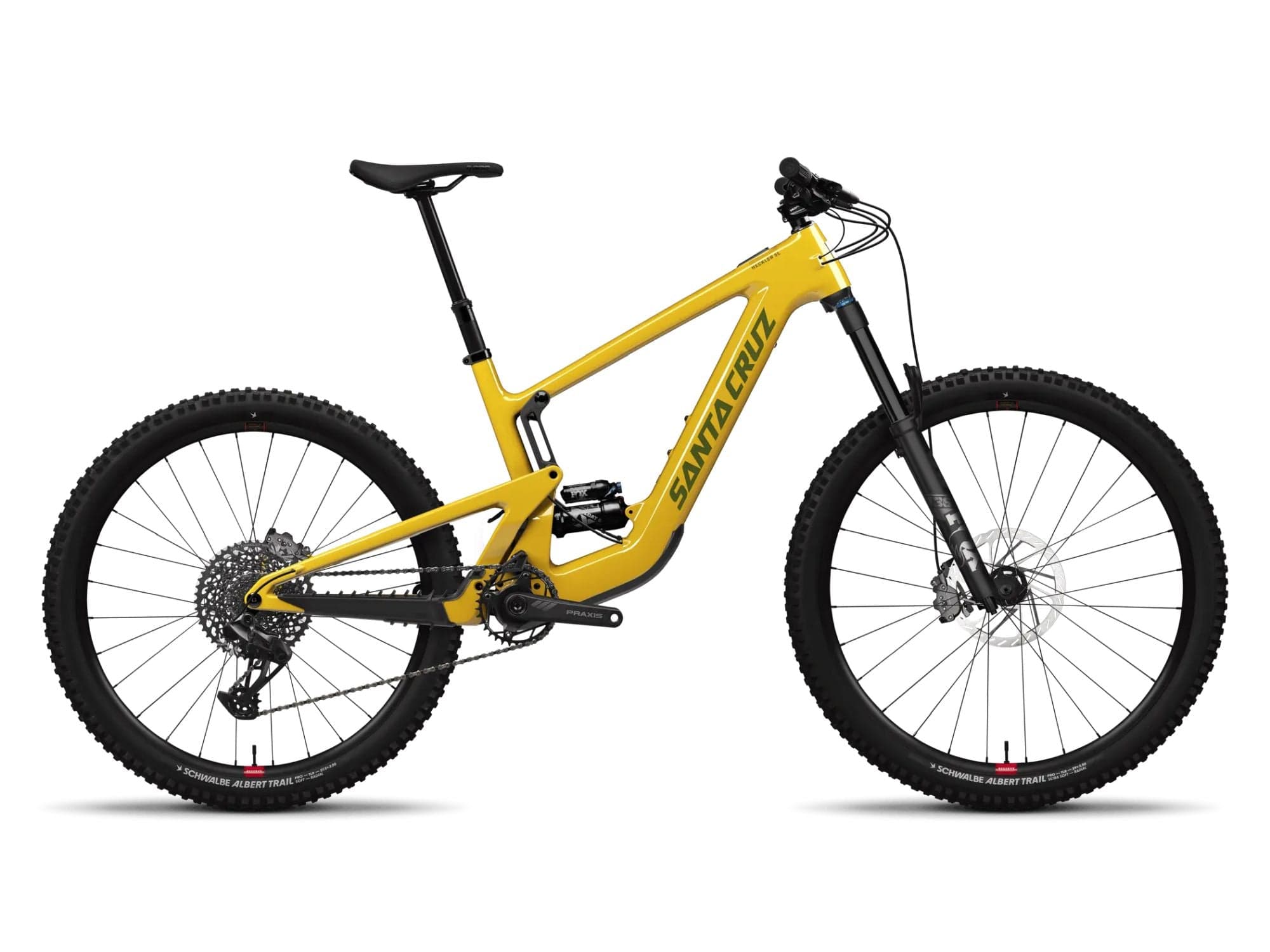 Santa Cruz Heckler SL 1 C S MX Glanzend Mosterdgeel - L