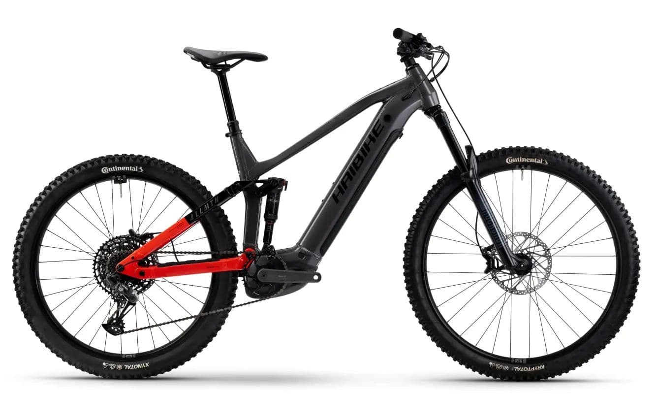 Haibike ALLMTN 4 800 zilver/rood/zwart glanzend - XL