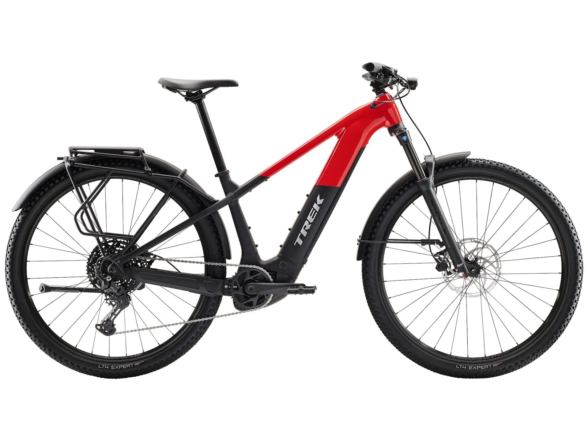 Trek Powerfly+ 4 EQ Radioactieve Rode/Donkere Ster 2027 - Standard