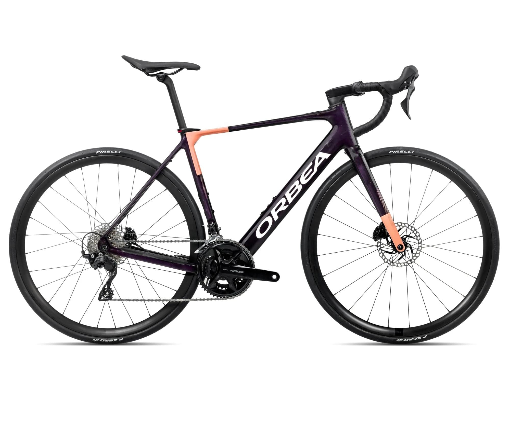Orbea GAIN M30 Paars - Oranje - Standard