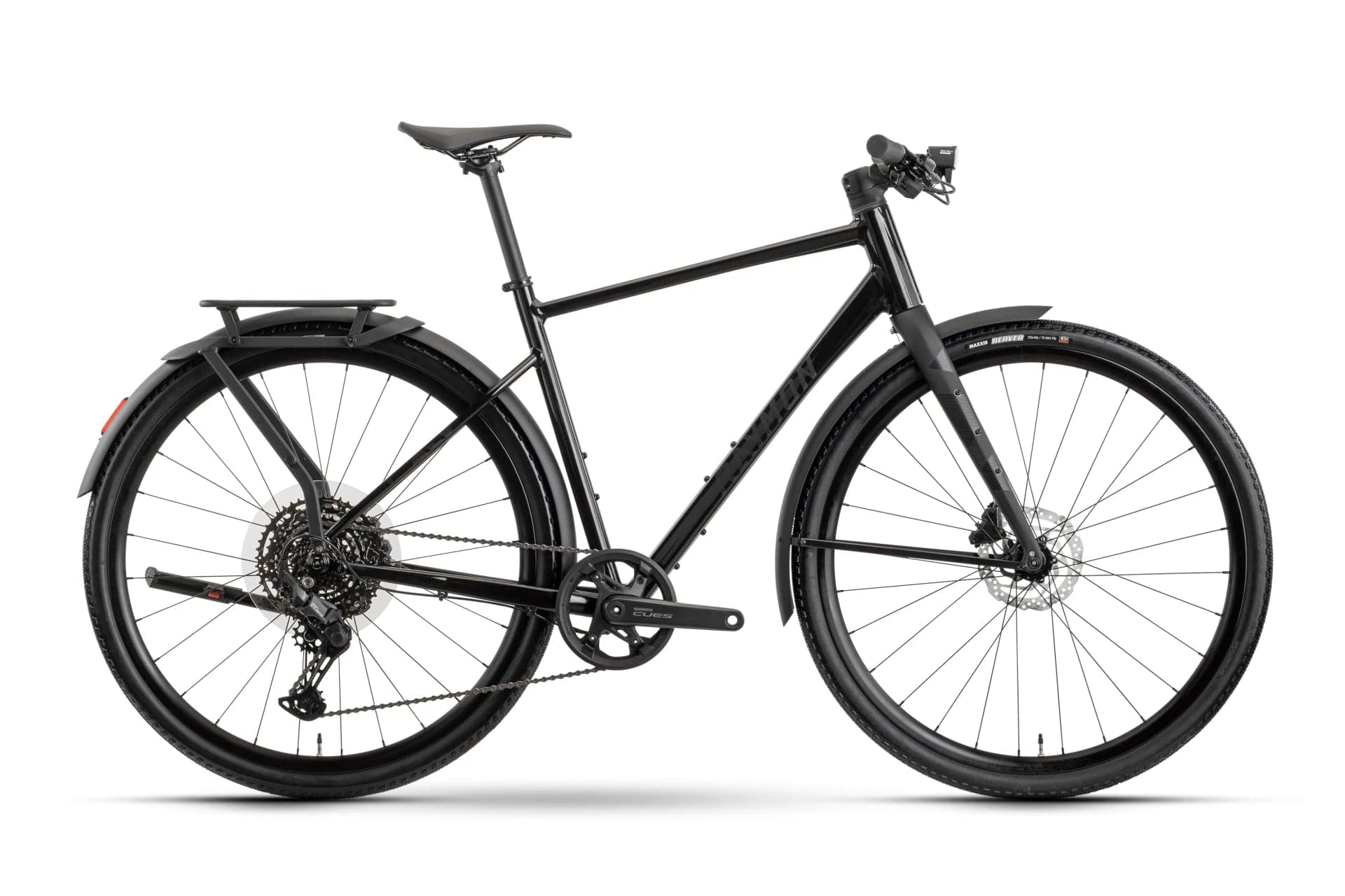 Raymon Territ Comp Commute 700 x10S Keuen zwart stealth 2027 - S