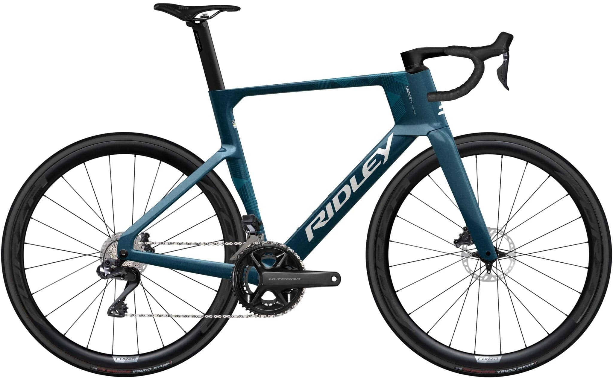 Ridley Noah DuraAce DI2 blauw metallic / wit 2026 - L